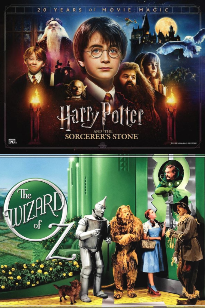 HARRY POTTER 1 + WIZARD OF OZ @10:40PM