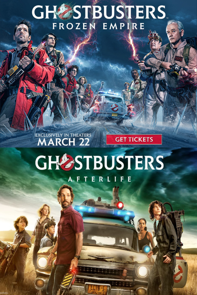 (8:20PM) GHOSTBUSTERS: FROZEN EMPIRE + (10:40PM) GHOSTBUSTERS: AFTERLIFE