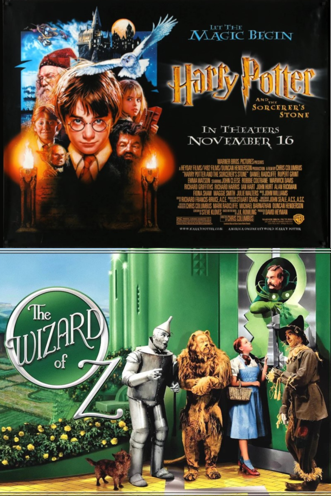 Harry Potter and the Sorcerer’s Stone + The Wizard of Oz