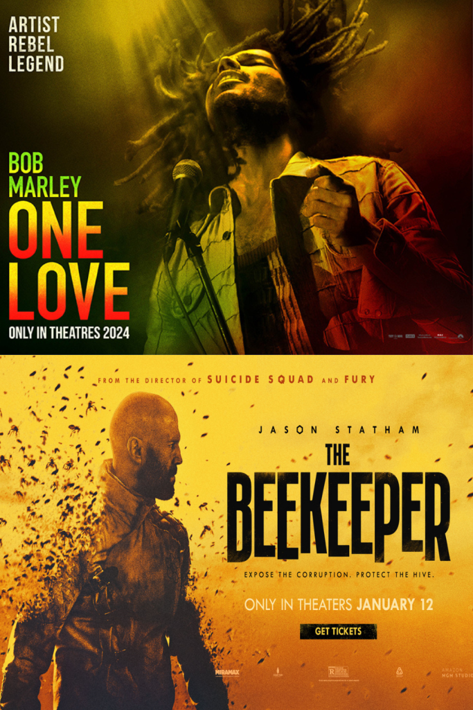 BOB MARLEY: ONE LOVE (7:25) + THE BEEKEEPER (9:35)